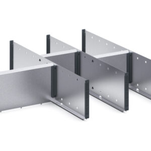 Cubio Adjustable Divider Kit 7 Compartment for Cabinet - WxDxH: 800X650X150mm Galvanised Steel _SKU-43020731.51