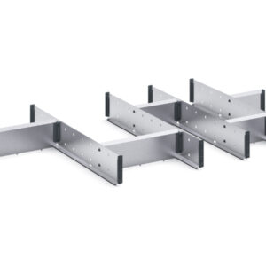Cubio Adjustable Divider Kit 10 Compartment for Cabinet - WxDxH: 1050X650X100mm Galvanised Steel _SKU-43020736.51