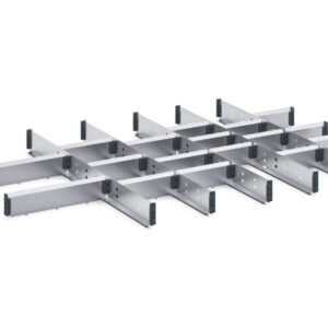 Cubio Adjustable Divider Kit 23 Compartment for Cabinet - WxDxH: 1050X750X75mm Galvanised Steel _SKU-43020738.51