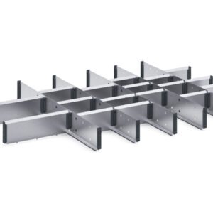 Cubio Adjustable Divider Kit 23 Compartment for Cabinet - WxDxH: 1050X750X100mm Galvanised Steel _SKU-43020739.51