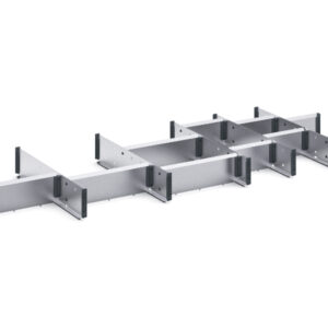 Cubio Adjustable Divider Kit 16 Compartment for Cabinet - WxDxH: 1300X525X100mm Galvanised Steel _SKU-43020741.51