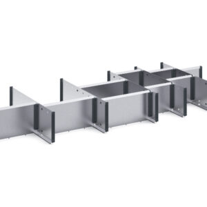 Cubio Adjustable Divider Kit 16 Compartment for Cabinet - WxDxH: 1300X525X150mm Galvanised Steel _SKU-43020742.51