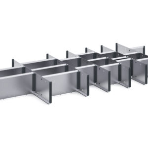Cubio Adjustable Divider Kit 24 Compartment for Cabinet - WxDxH: 1300X650X150mm Galvanised Steel _SKU-43020745.51