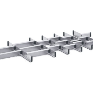 Cubio Adjustable Divider Kit 24 Compartment for Cabinet - WxDxH: 1300X650X75mm Galvanised Steel _SKU-43020746.51