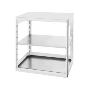Bott Workplace Metal - Shelving Bay with 2 Shelves. WxDxH: 800X525X1000mm Ral 7035 _SKU-46001001.16