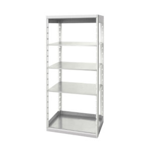 Cubio Shelving Bay with 4 Shelves. WxDxH: 800X525X2000mm Ral 7035 _SKU-46001002.16